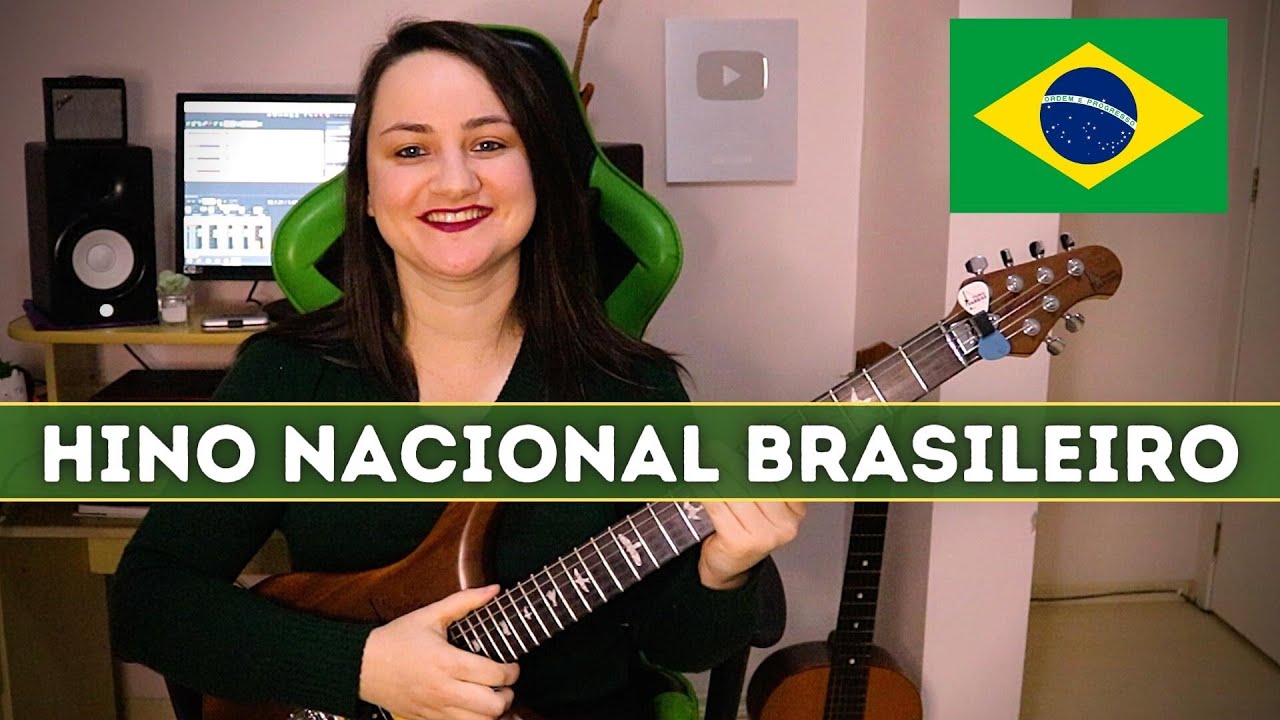 Hino Nacional Brasileiro na GUITARRA 🎸🇧🇷