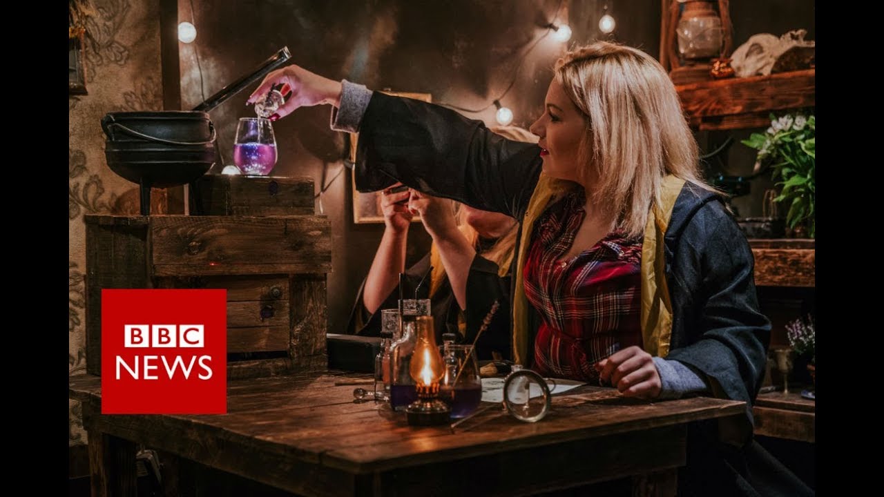 Harry Potter-inspired bar: Why millennials are magically mixing their drinks - BBC News
