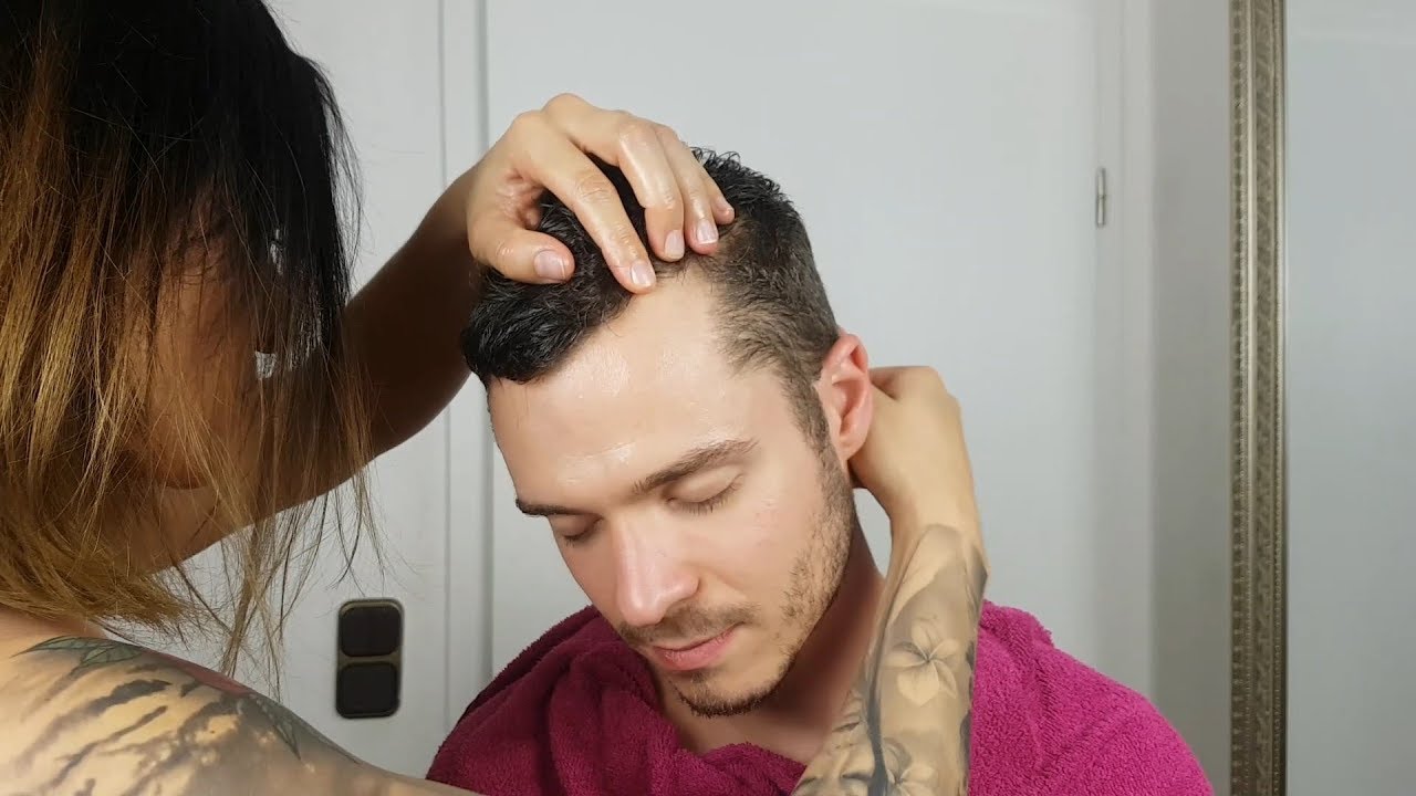 ASMR Deeply Relaxing Head & Scalp Oil Massage