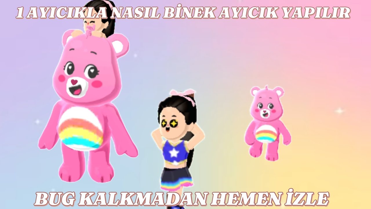 BİR AYICIKLA BİNEK AYICIK YAPMA BUGU
