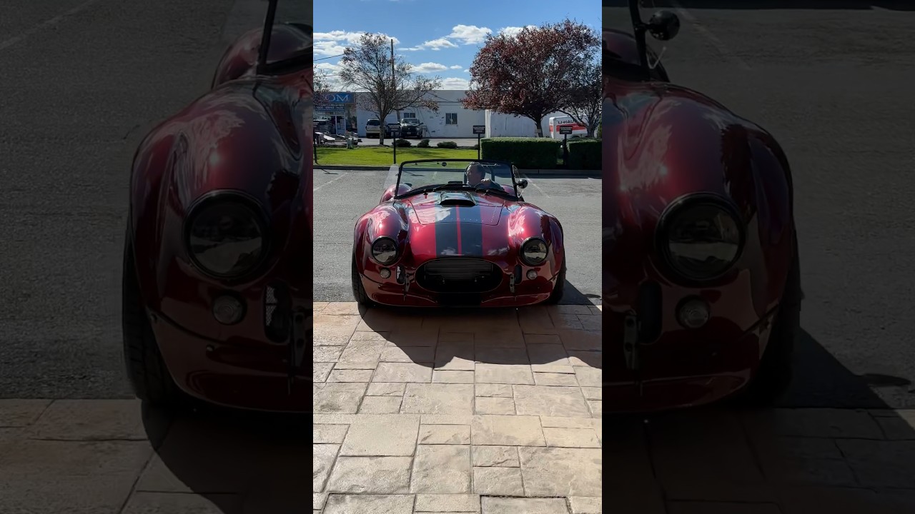 Cold start on the 575HP beast 😤 1965 Backdraft Racing Cobra for Sale! JMCCobra.com #shelbycobra427