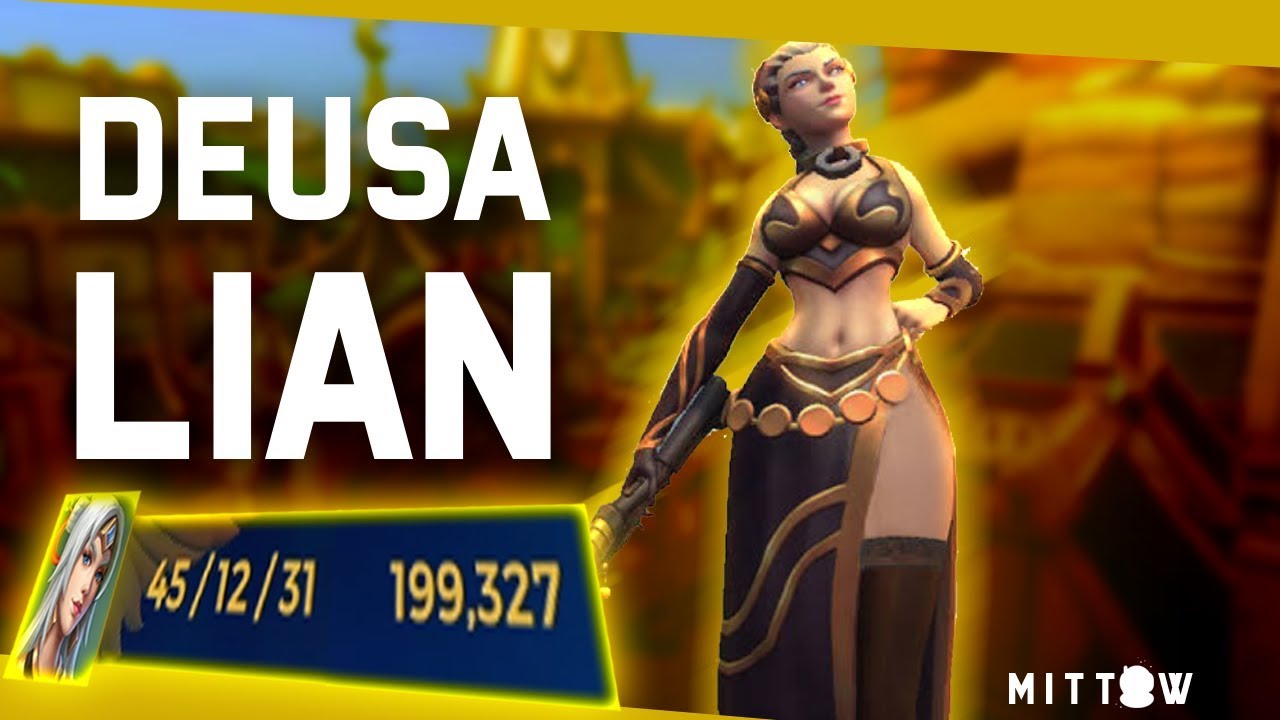 LIAN É UMA DEUSA ! *76/12 - 200K DMG* ft.Lisgood l Paladins Ranked