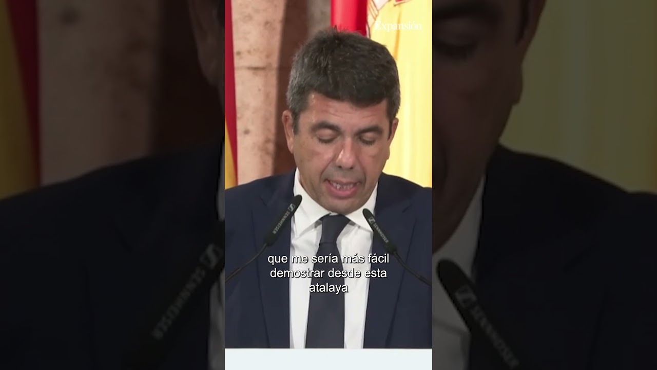 Maz&oacute;n dimite como presidente de la Generalitat