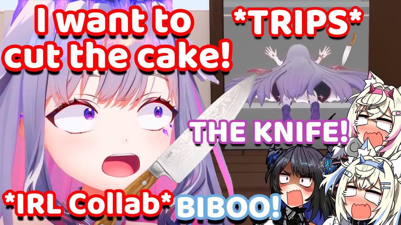 FUWAMOCO GAVE BIBOO A KNIFE DURING ADVENT IRL OFF COLLAB...