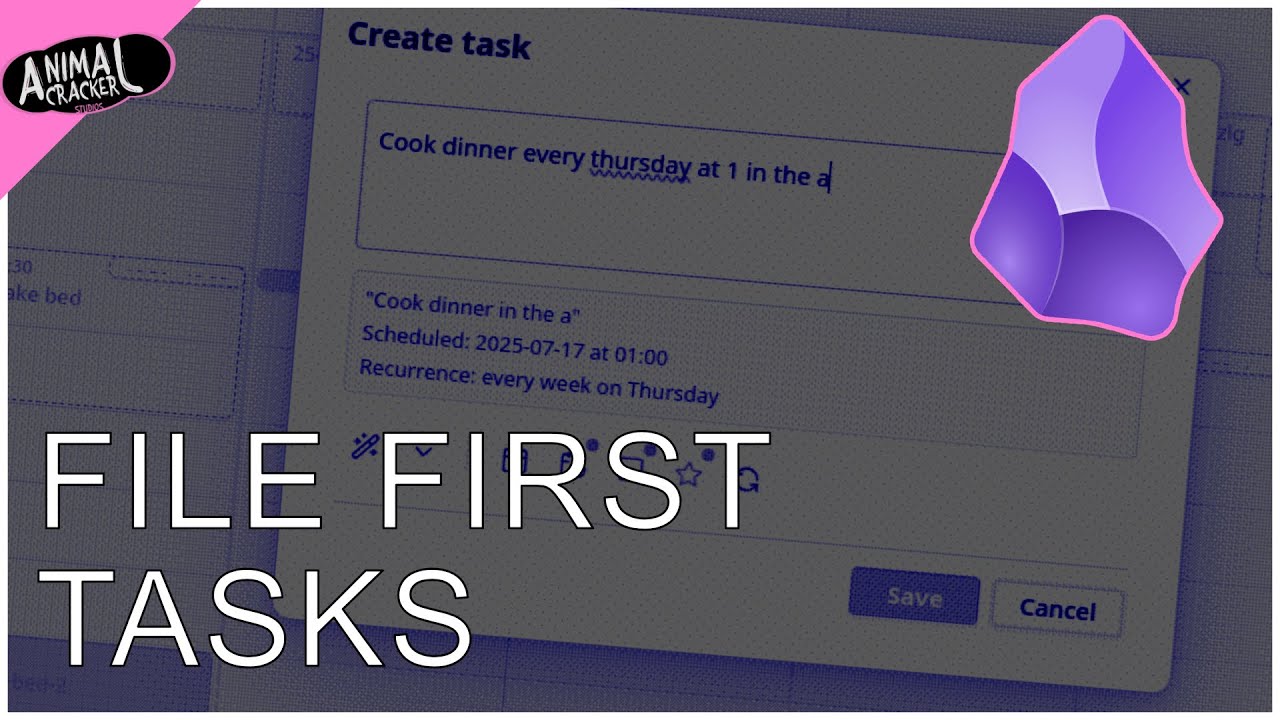 File-First Task Management | Obsidian's TaskNotes