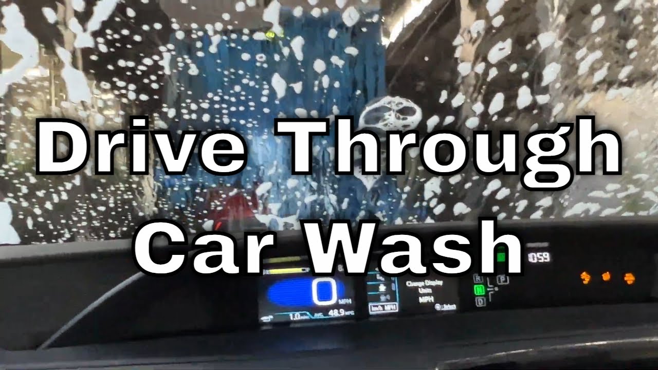 How To Drive Thru Car Wash