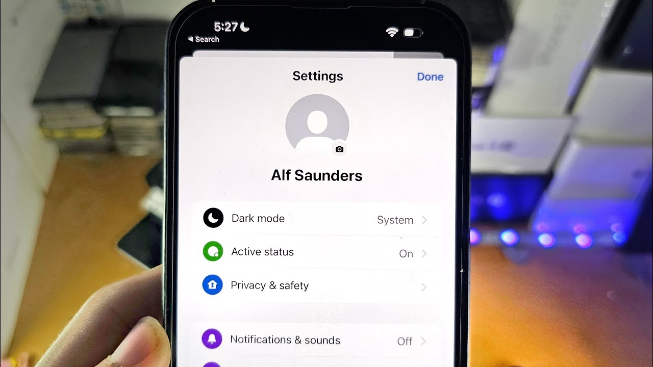 ANY iPhone How To Access Messenger Settings!