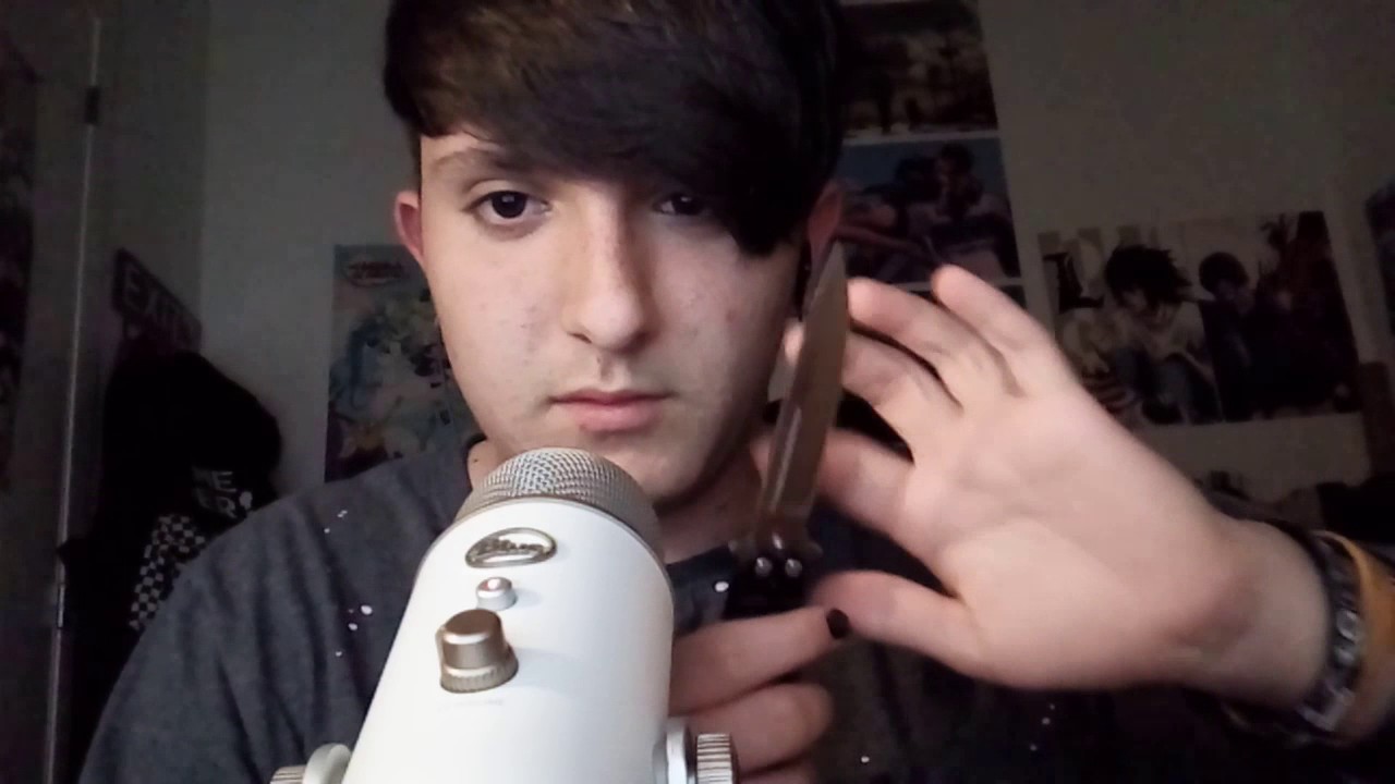 ASMR CON UN CUCHILLO MARIPOSA