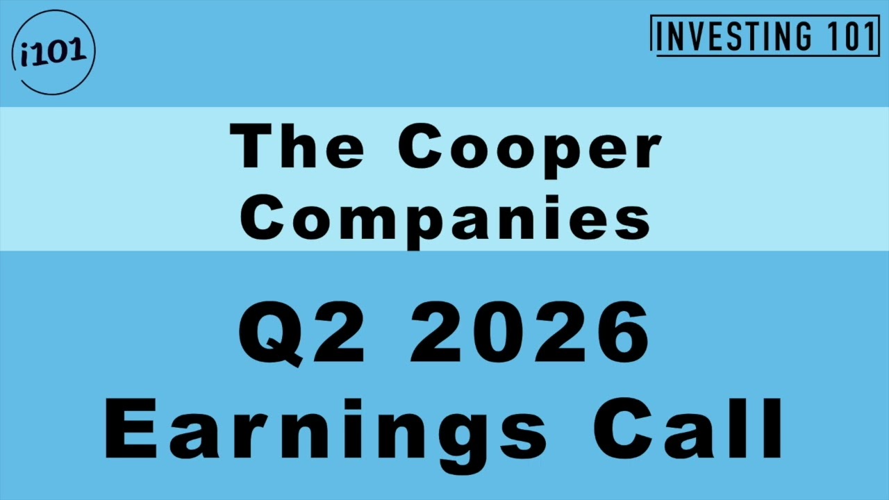 The Cooper Companies Q2 2026 Earnings Call | Silicone Contact Lens Volumes Propel Revenue Beat