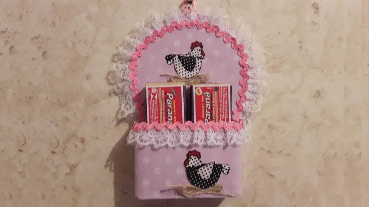 Porta Fósforo de Cd | Decoração Para Casa | Veda 2019 #02