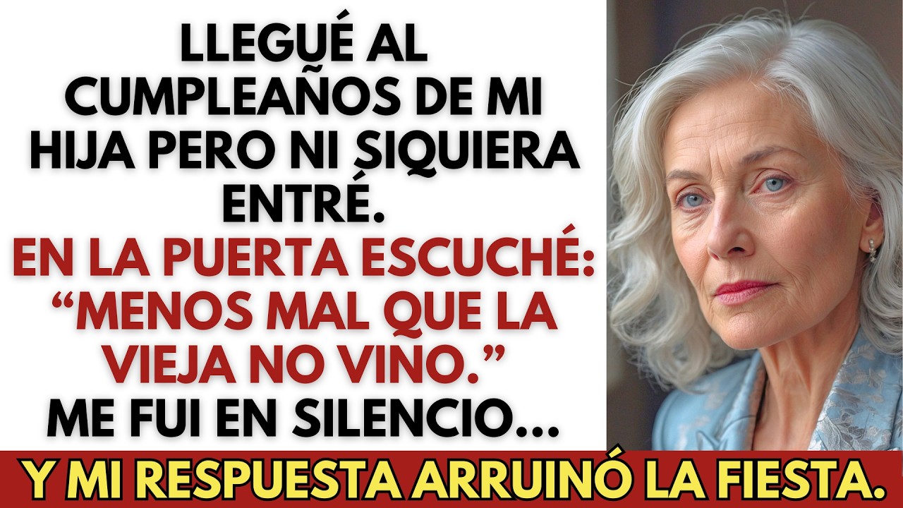 “Menos mal que la vieja no vino”, escuché en el cumpleaños de mi hija…