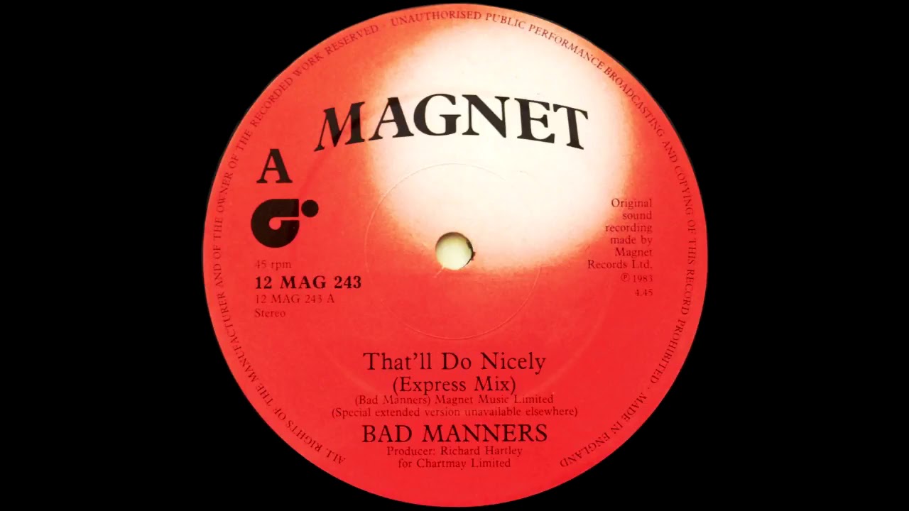 Bad Manners - That'll Do Nicely (Express Version) 1983