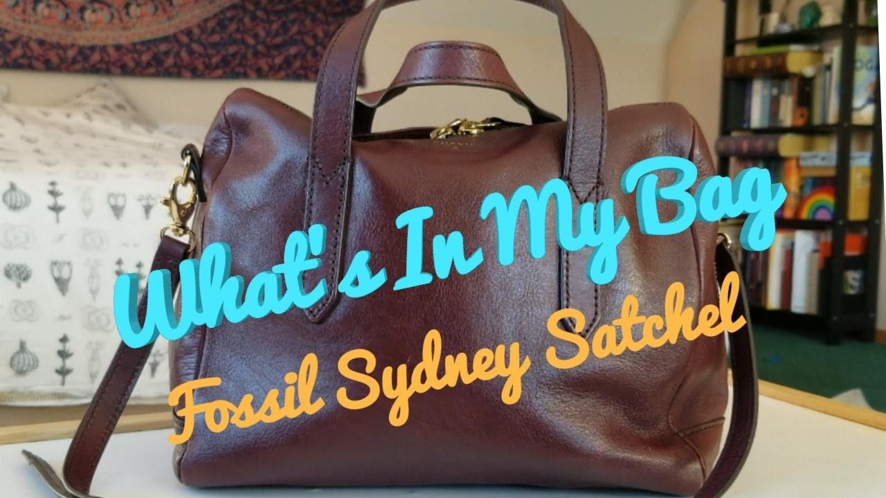 What's In My Bag | Fossil Sydney Satchel Review