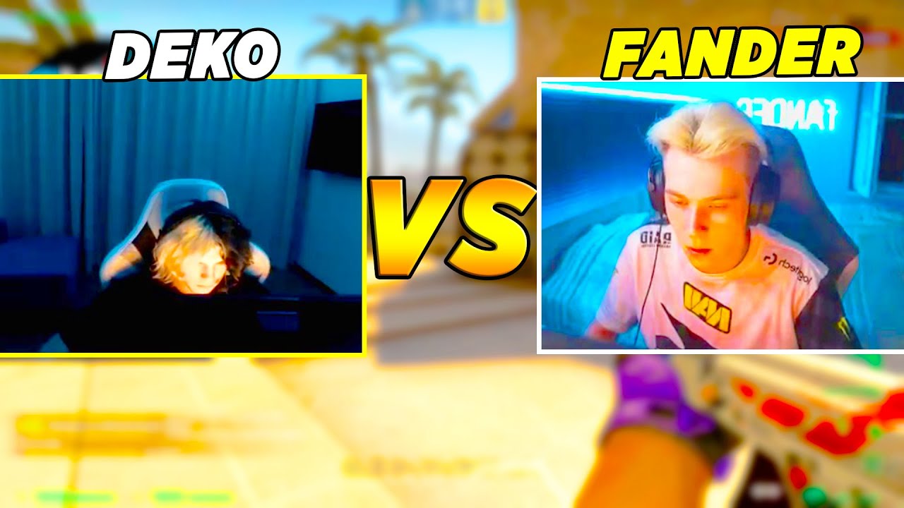 ОНИ ВСТРЕТИЛИСЬ В ИГРЕ!! DEKO ПРОТИВ FANDER'A НА ФЕЙСИТЕ! ДЕКО VS FANDER (CS:GO)
