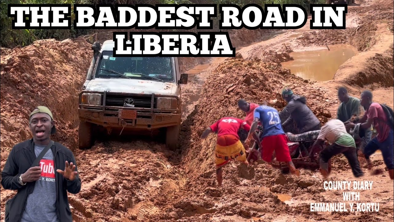 THE BADDEST ROAD IN LIBERIA WEST AFRICA