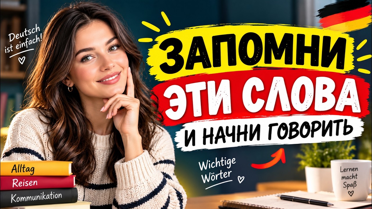 ЗАПОМНИТЕ самые нужные слова за 45 минут | Немецкий с нуля | Немецкий для начинающих