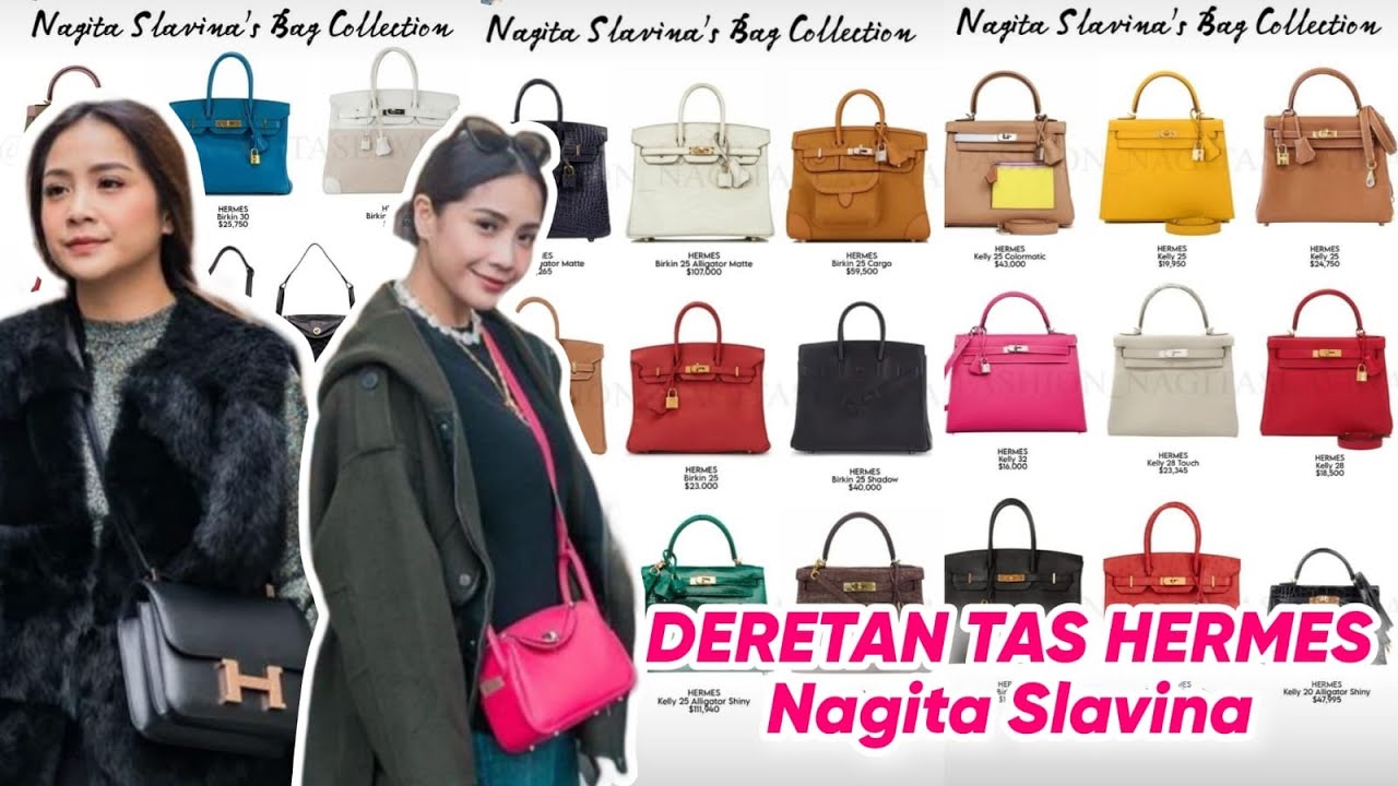 TERBONGKAR!! INI DERETAN TAS HERMES dari YANG LAMA HINGGA BARU MILIK Nagita, TOTALNYA BIKIN SYOK