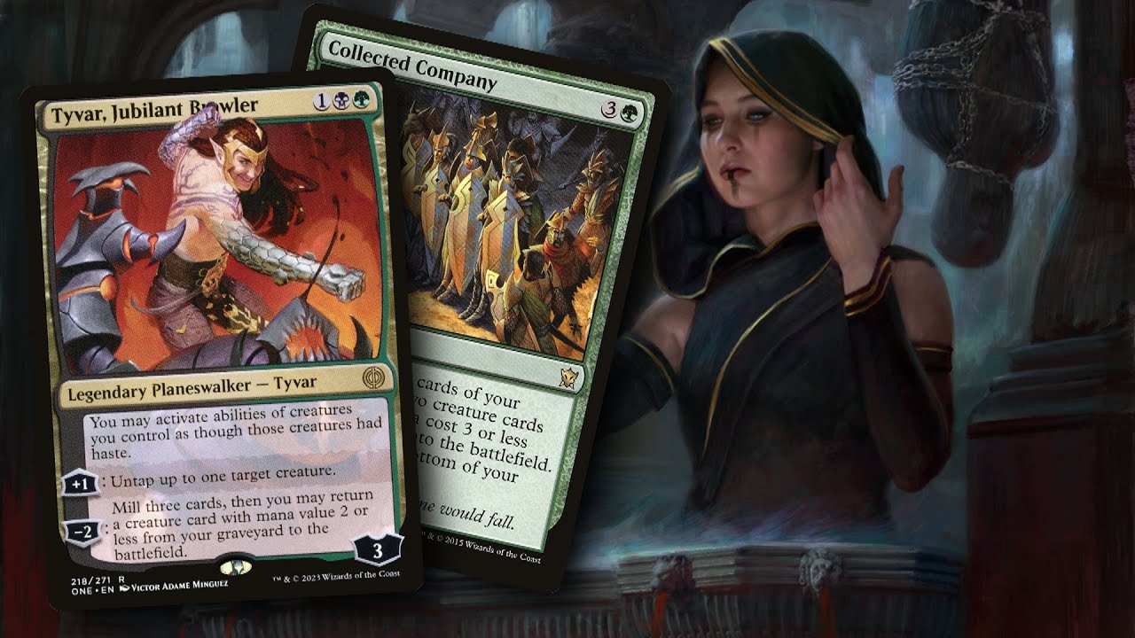 Tyvar, Jubilant Brawler Collected Company Golgari Sacrifice - Explorers of Pioneer