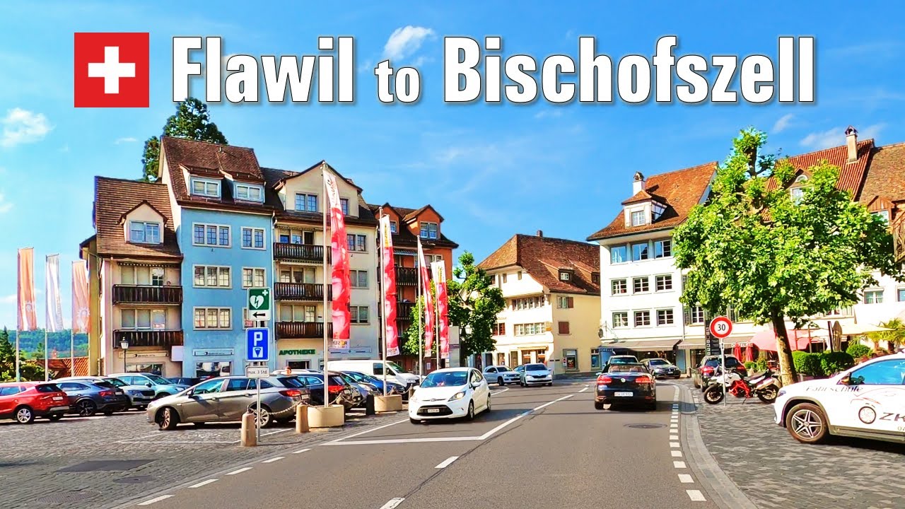 Road Trip from Flawil to Bischofszell 🇨🇭 Driving in Switzerland [4K]