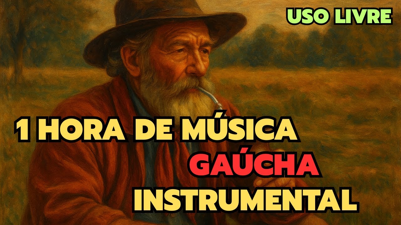 1 hora de MÚSICA INSTRUMENTAL GAÚCHA de uso LIVRE. Vol. 2