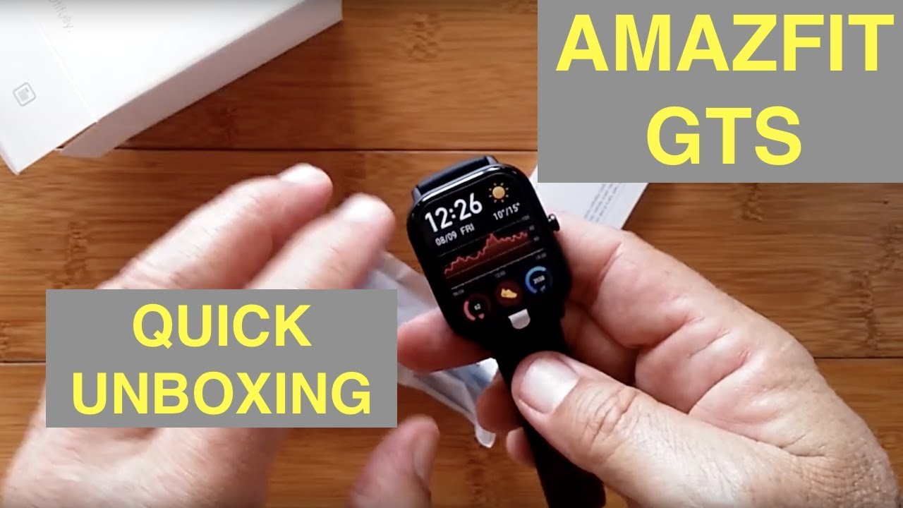 XIAOMI AMAZFIT GTS 5ATM Waterproof Sports Fitness Smartwatch: Quick Unboxing
