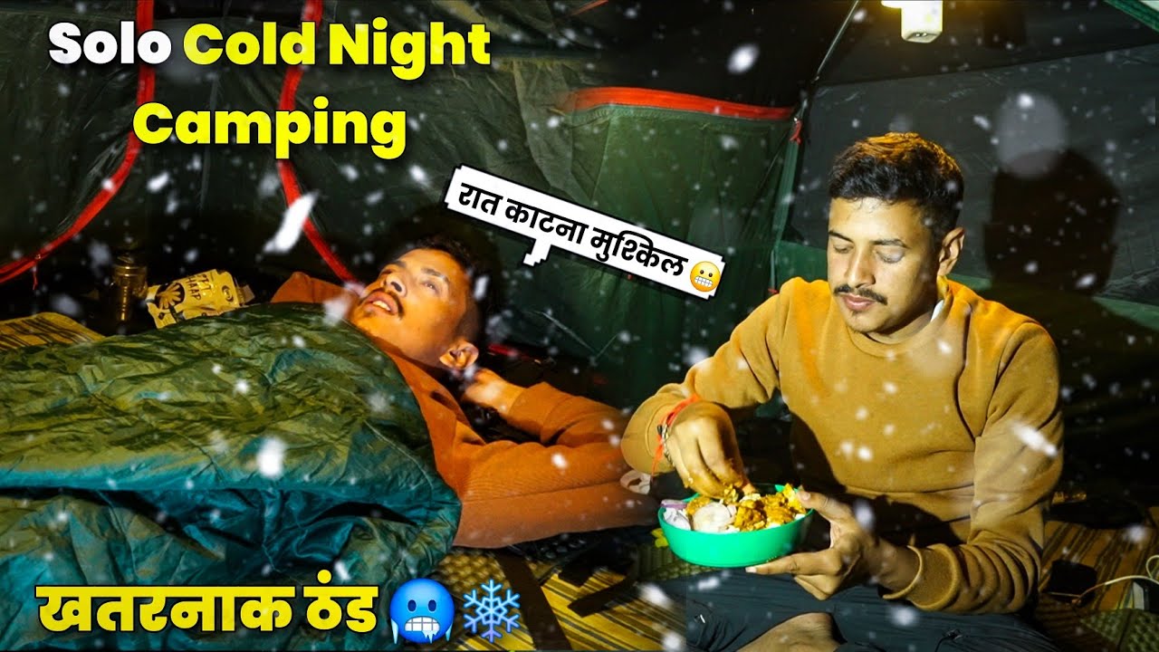 Coldest Solo Camping In Forest Of Uttarakhand | Solo Camping In India | Unknown Dreamer 
