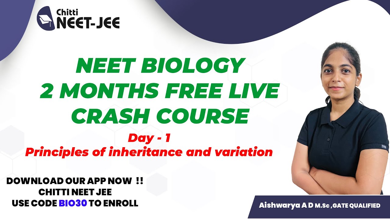 Day - 01 • Principles of inheritance and variation • NEET • Tamil • Biology • Aishwarya Madam
