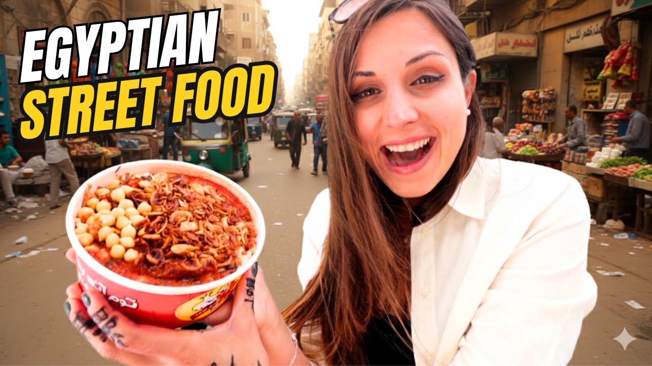 INCREDIBLE EGYPT FOOD TOUR in CAIRO | MUST TRY 15 EGYPTIAN FOODS