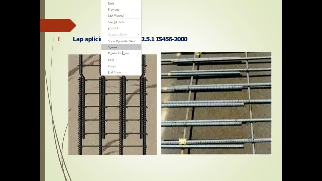 Detailing of Reinforcement  (IS456-2000, IS13920)