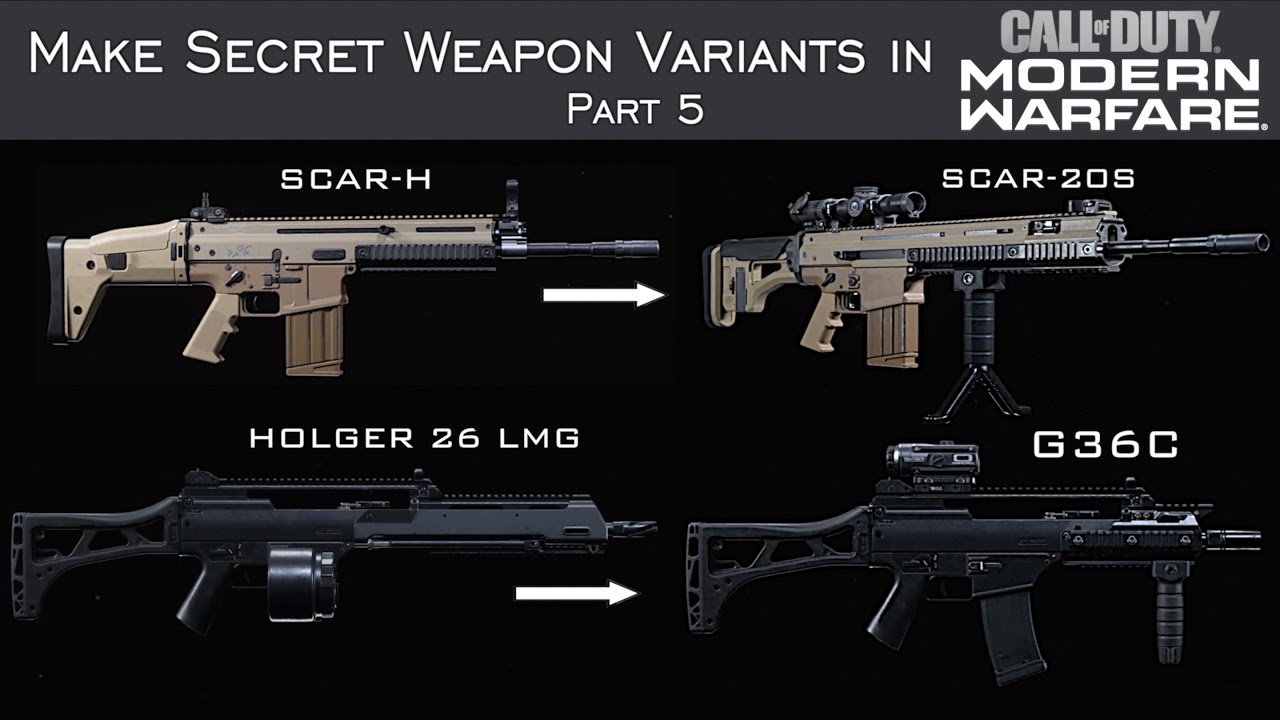 How to Create Hidden Weapons in Modern Warfare - Part 5