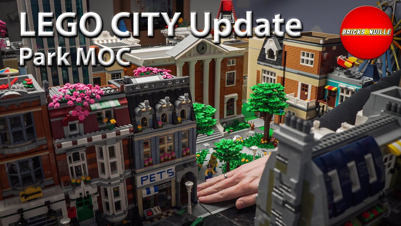 Building a Park for my City Hall MOC - LEGO City Update #34
