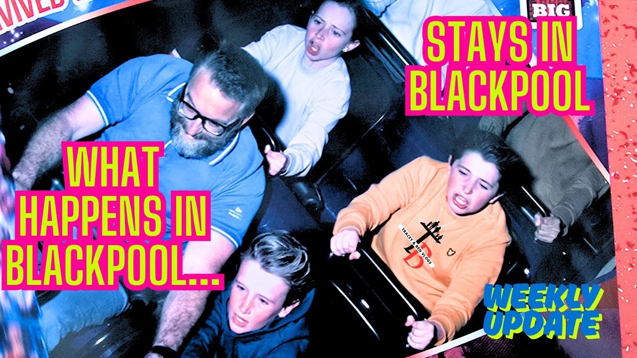 🎢Blackpool Madness! Football, Water Slides & SCARY Rides + Name Our Caravan!