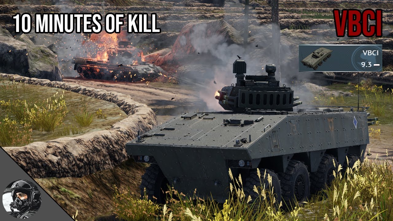 10 Minutes of Kill Using VBCI in Ground Realistic Battle ( WAR THUNDER )
