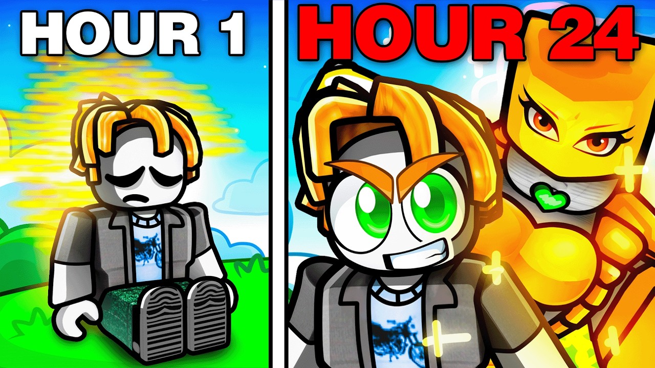 I Spent 24 Hours in JOJO Roblox!