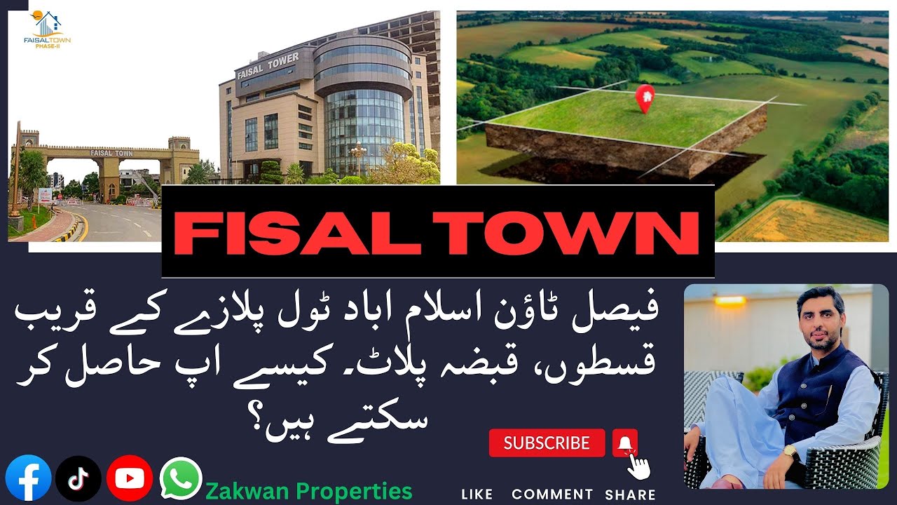 Faisal Town Phase1||Site Vist B1 Block||Possessionable Plot||On Installment||Possession 30 June 25.