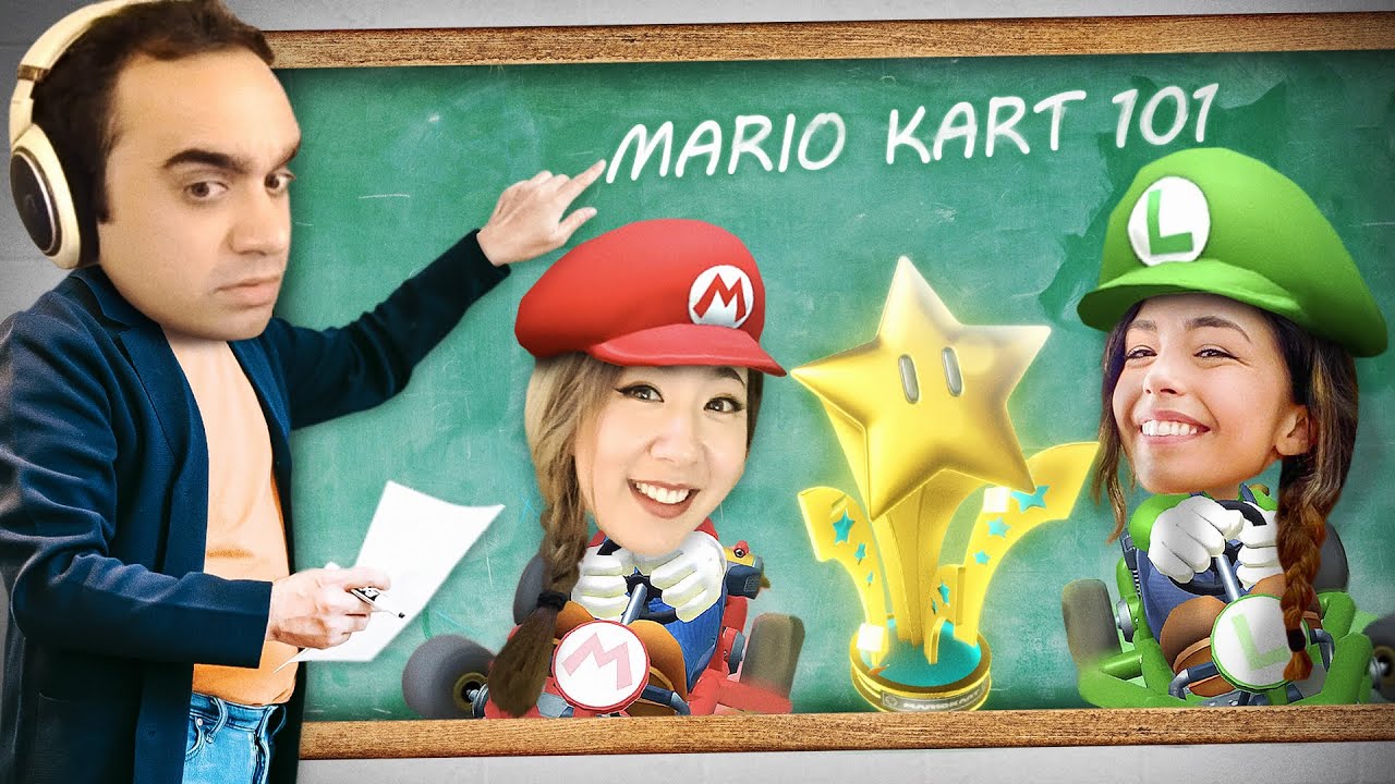 I tricked Valkyrae and Fuslie to take my Mario Kart class...