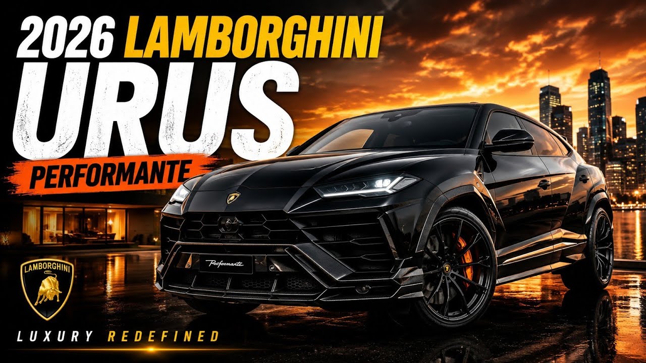 2026 Lamborghini Urus Performante 🖤 The Ultimate Luxury SUV | 4K Cinematic AI