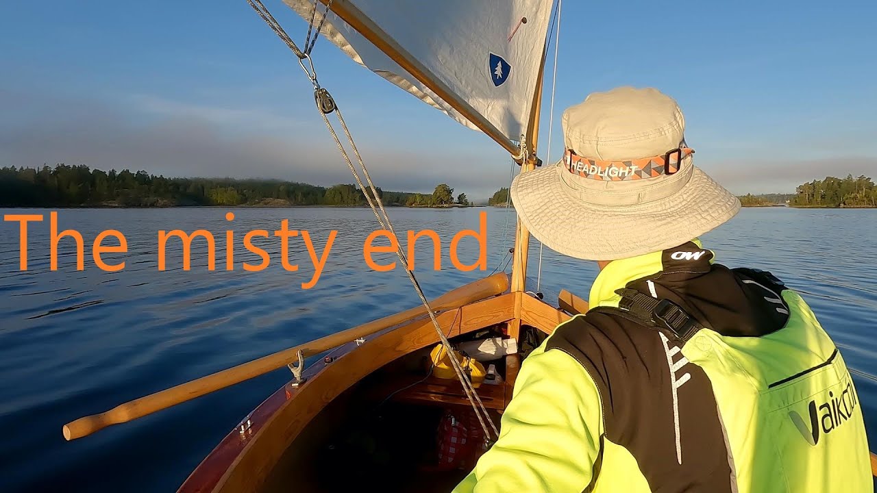 Последний расслабляющий отрезок моего путешествия по Скэргорду на моей байдарке-яхте Yawl 400 #356