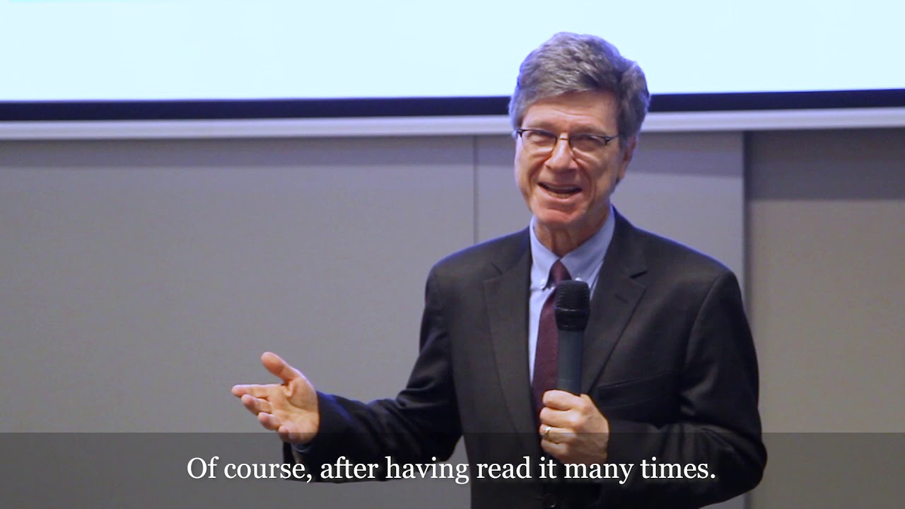 EAD's special guest Professor Jeffrey Sachs and Academy of Young Diplomats Participants
