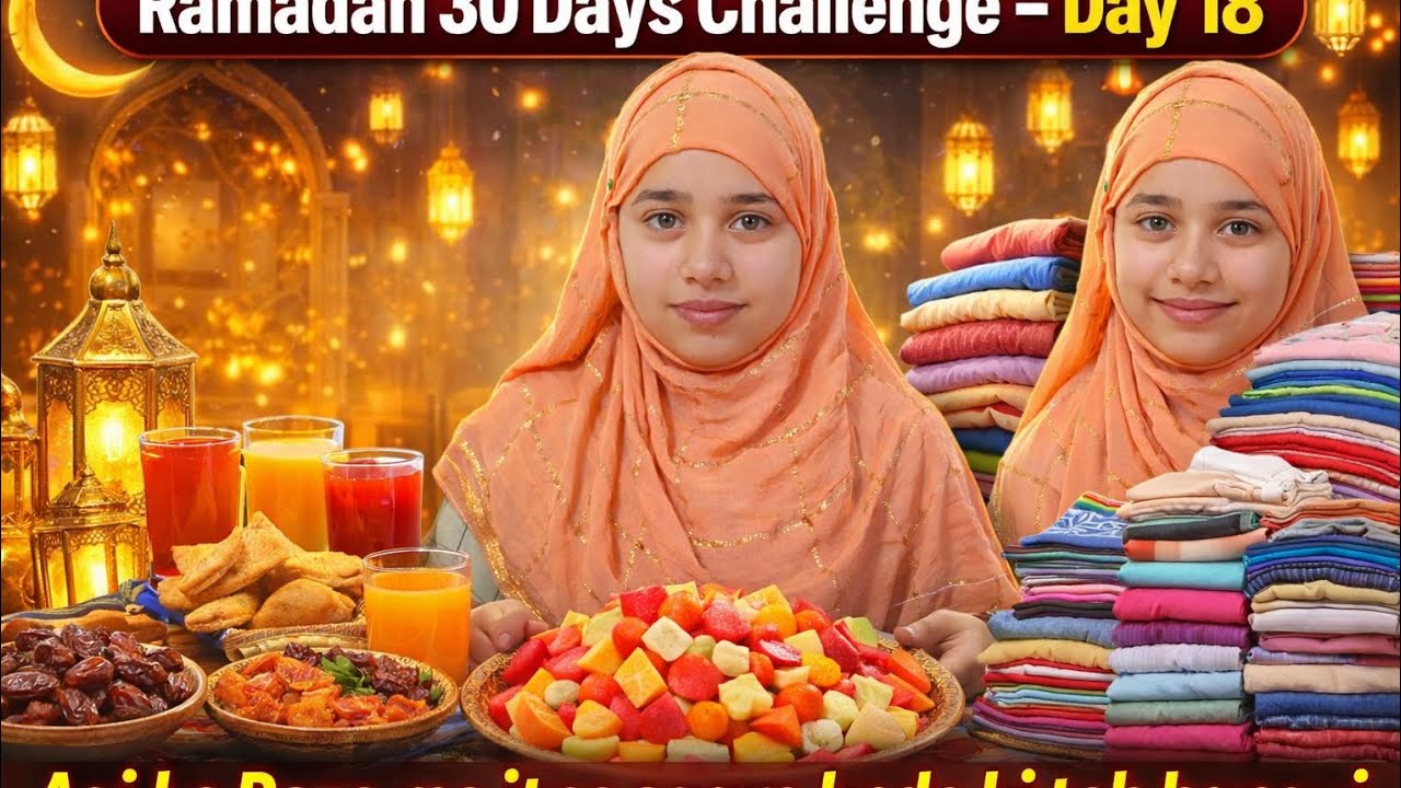 Ramadan 30 Days Challenge – Day 18 🌙✨Aaj ke roze me itne saare kopde ki teh banayi😍✨