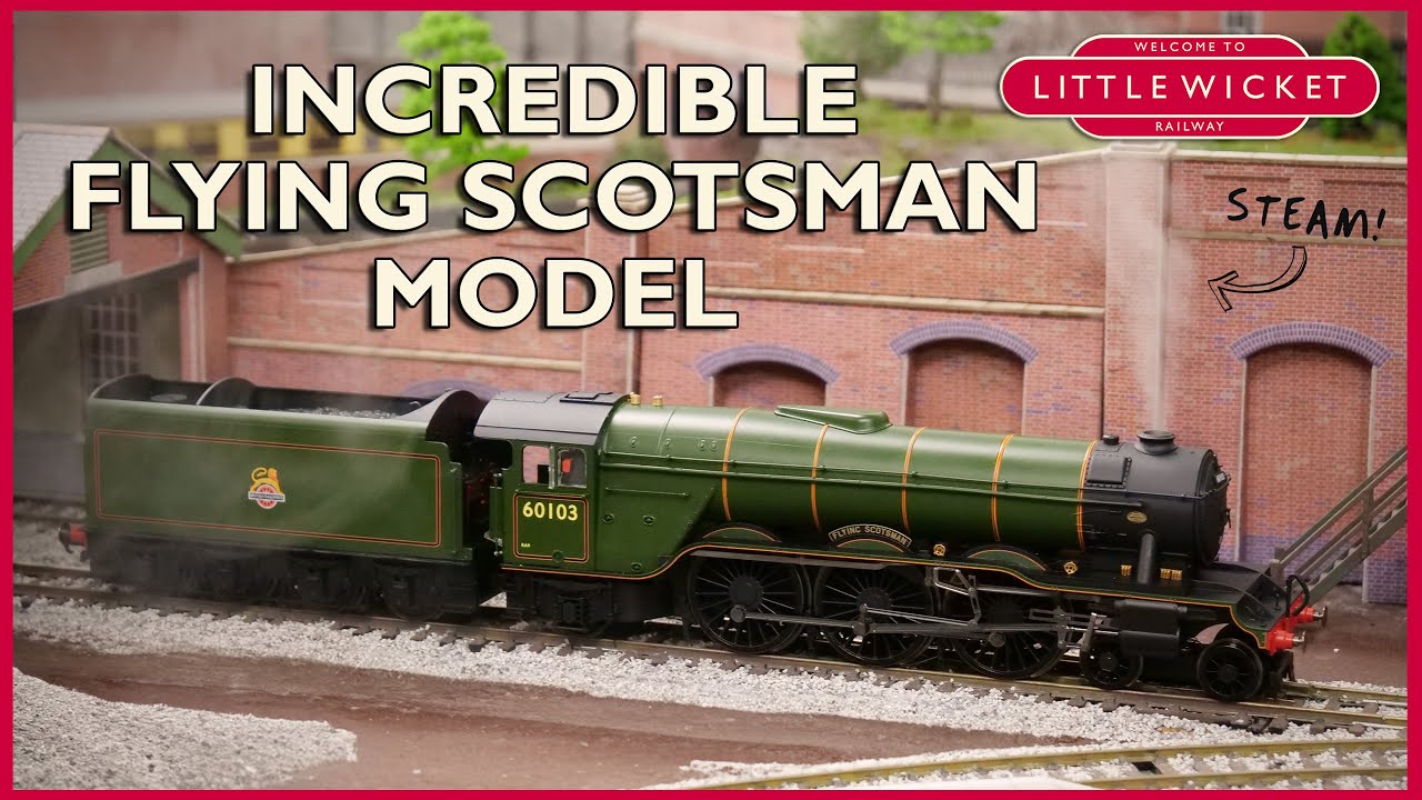 Hornby Flying Scotsman Review |💨Steam Generator💨| 🔊TXS Sound 🔊