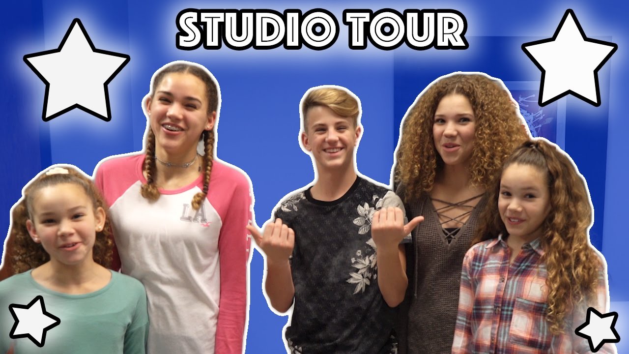 STUDIO TOUR!! (MattyBRaps & Haschak Sisters)
