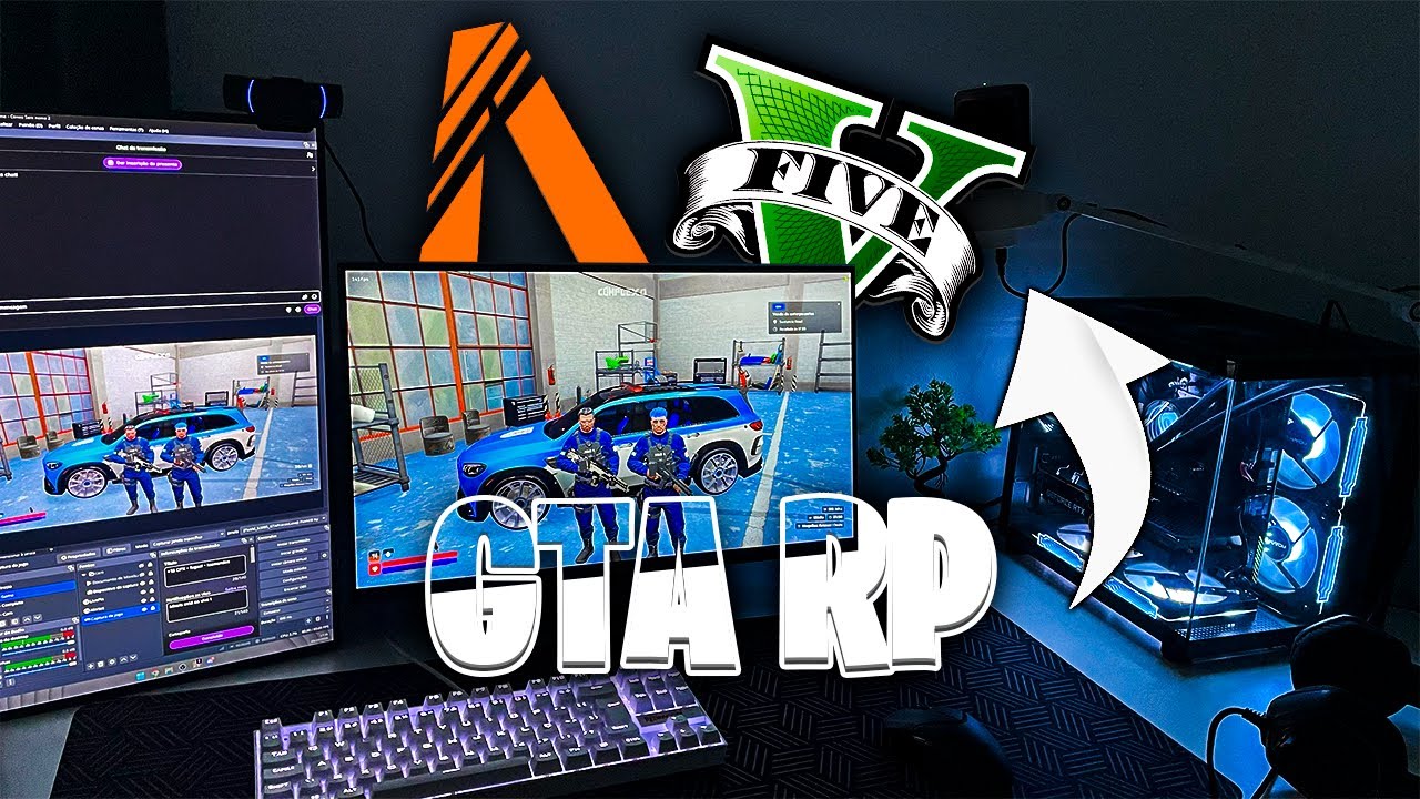 Testando GTA RP no meu Setup Gamer dos Sonhos!