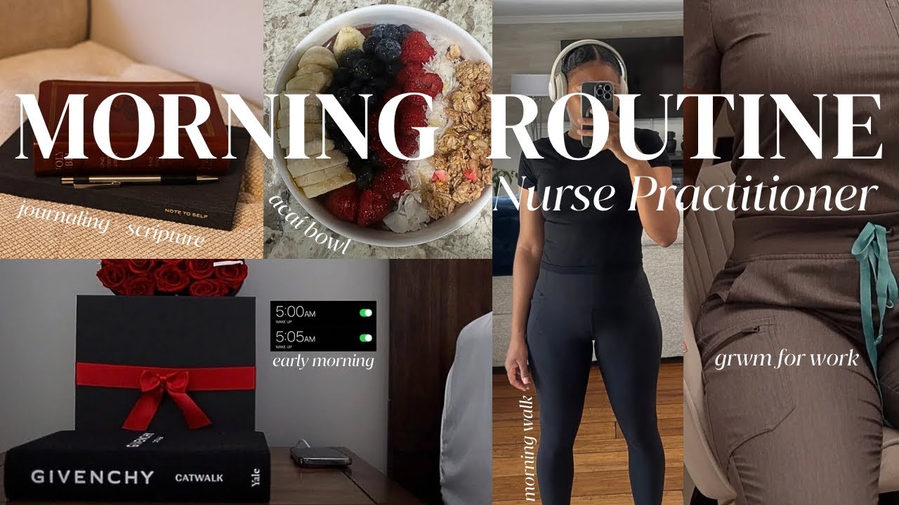 Realistic 5AM MORNING ROUTINE | Nurse Practitioner