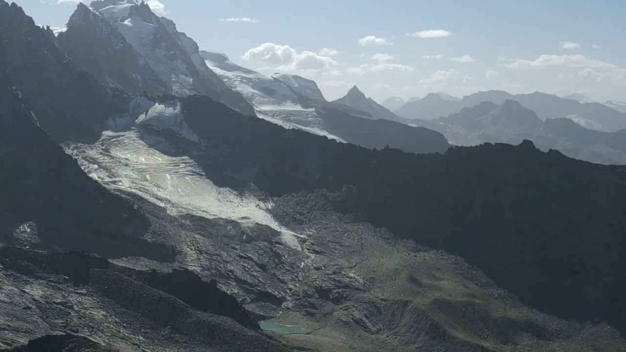 Panorama dalla Punta del Tuf 3393 m da Valnontey per il Col Lauson.