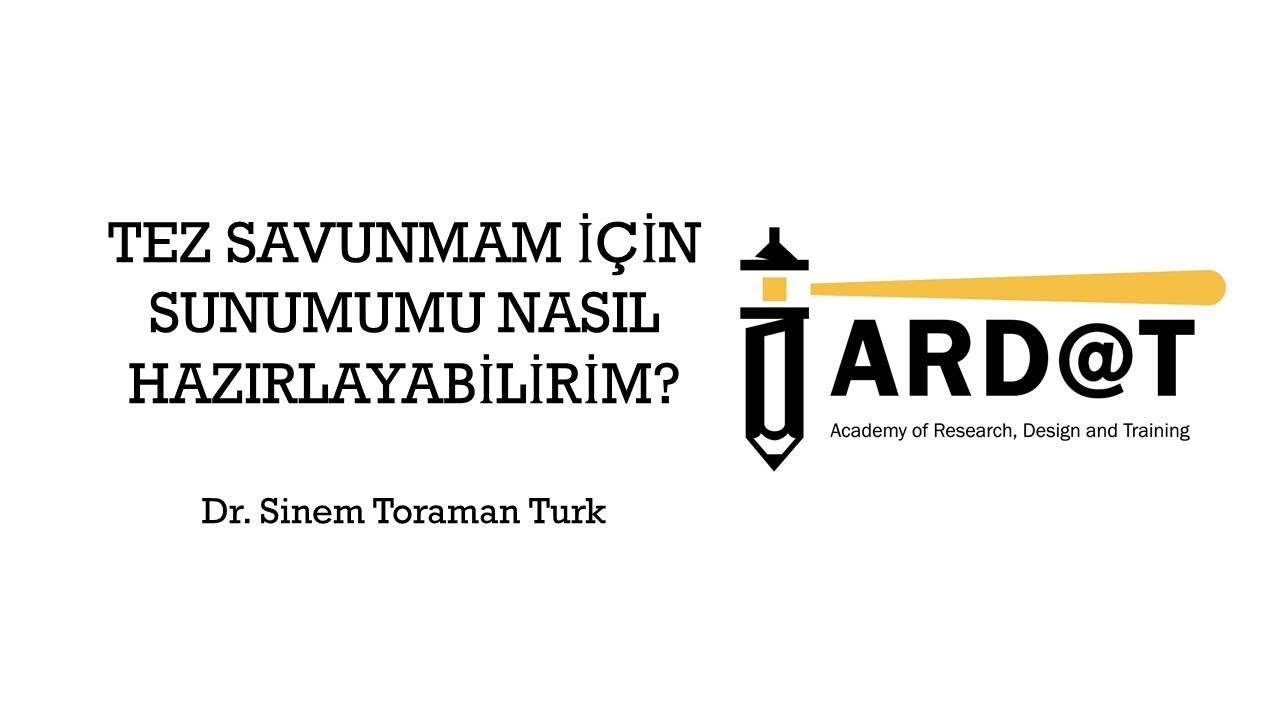 Tez savunmam için sunumumu nasıl hazırlayabilirim?