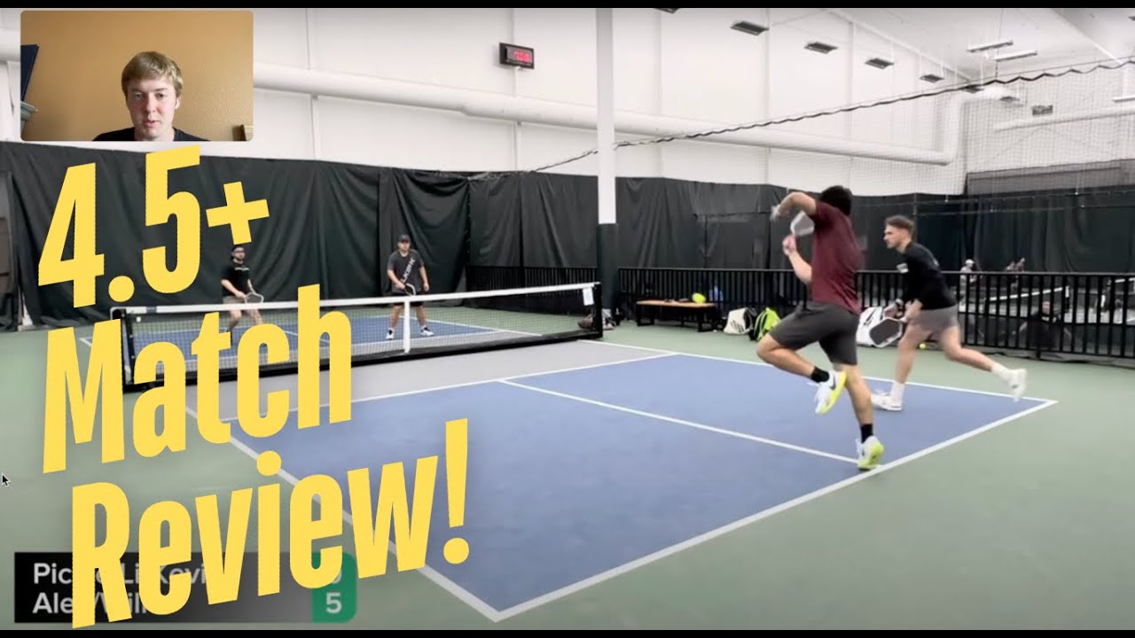 4.5+ Pickleball Match Review 🎯 | Tactical Breakdown & Coaching Insights (Video From Pickle Li)