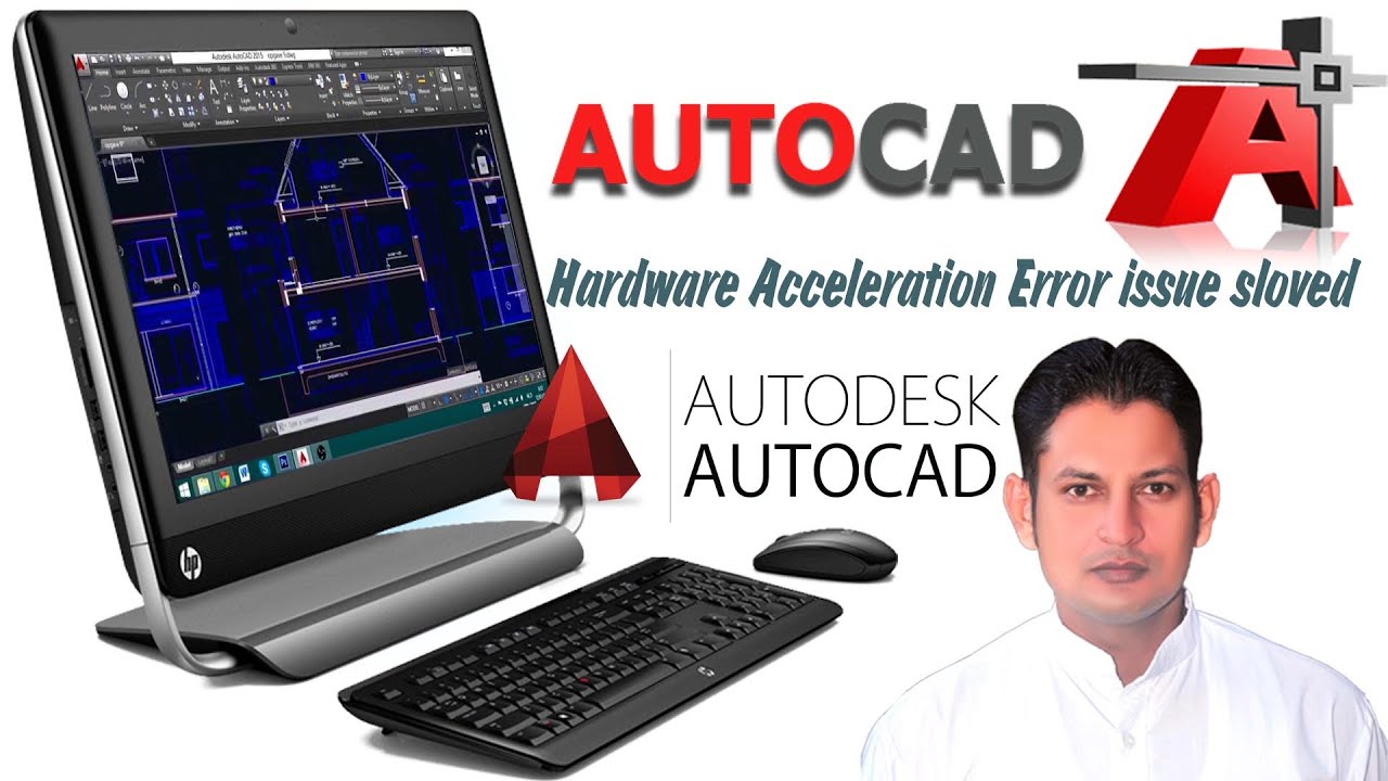 Auto CAD Hardware Acceleration Error problem solved || AUTO CAD Tutorials in Hindi