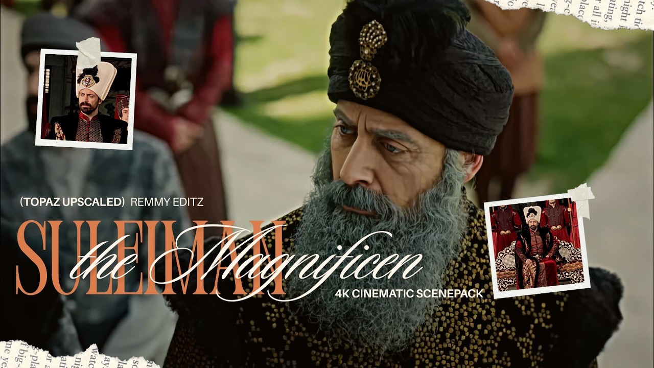Suleiman the Magnificent | 4K Cinematic Scenepack (Topaz Upscaled) | REMMY EDITZ