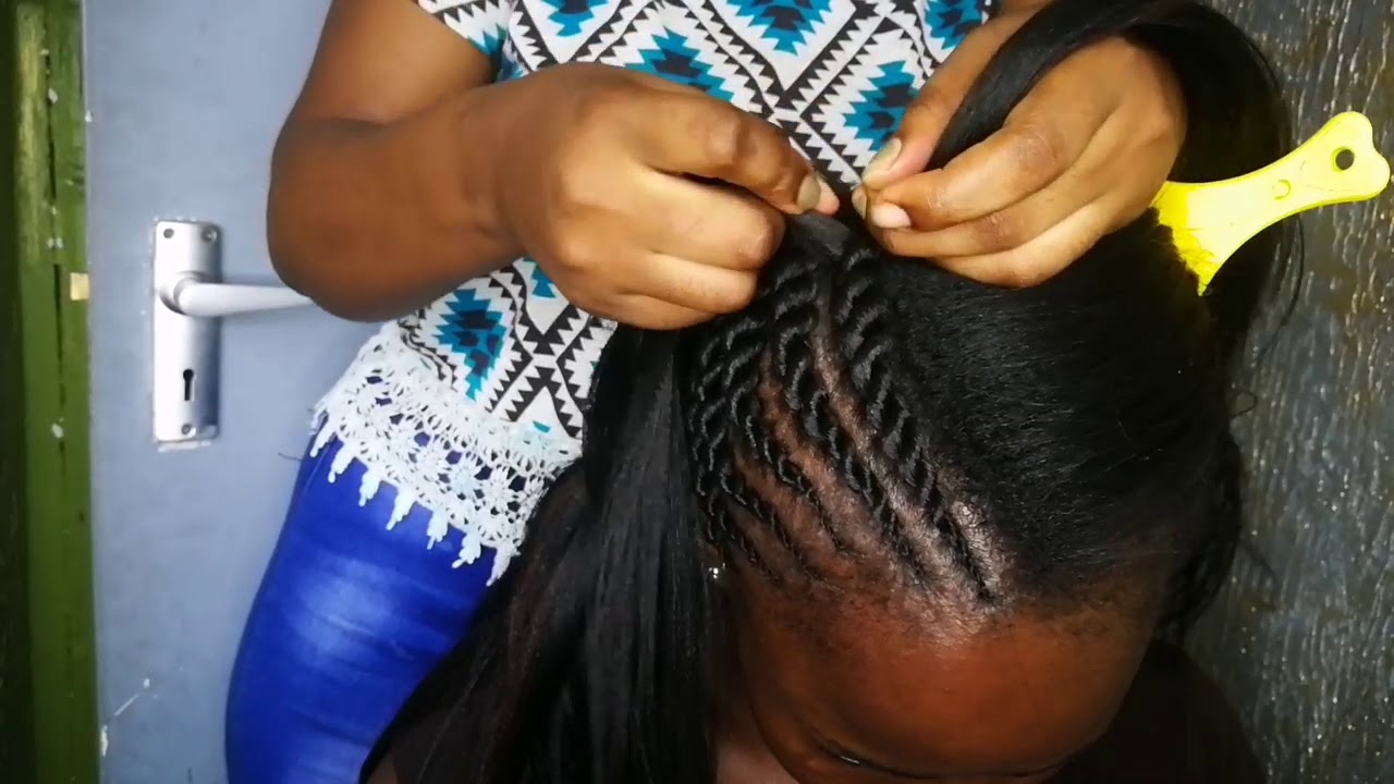Feed in flat twisted detailed tutorial